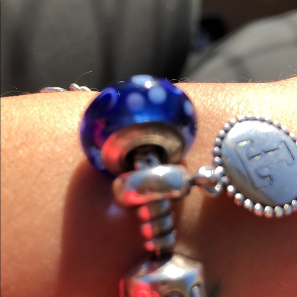 2 charms, Murano glass& retired TX rangers charm - Picture 4 of 4